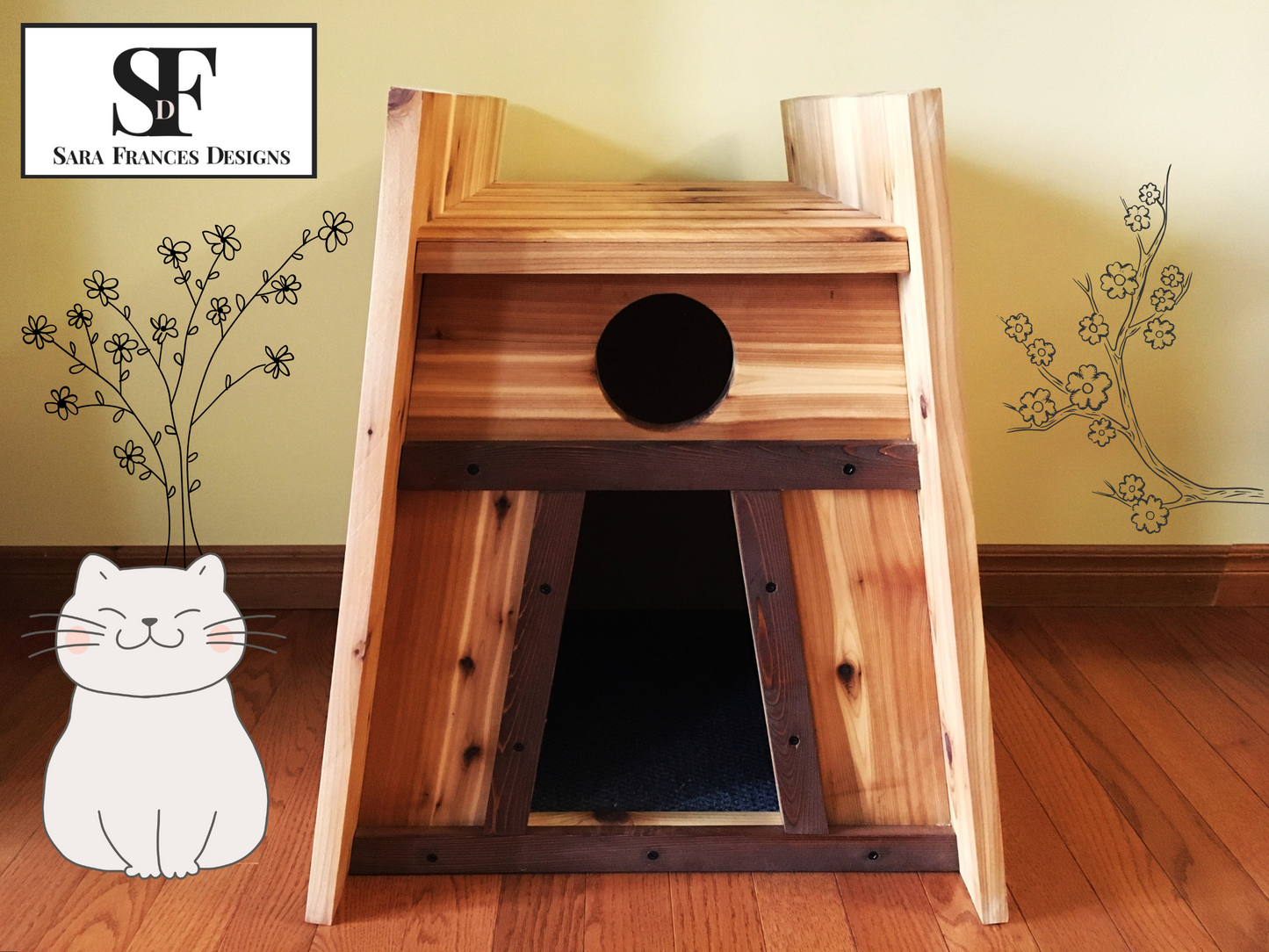 Japandi Cat House